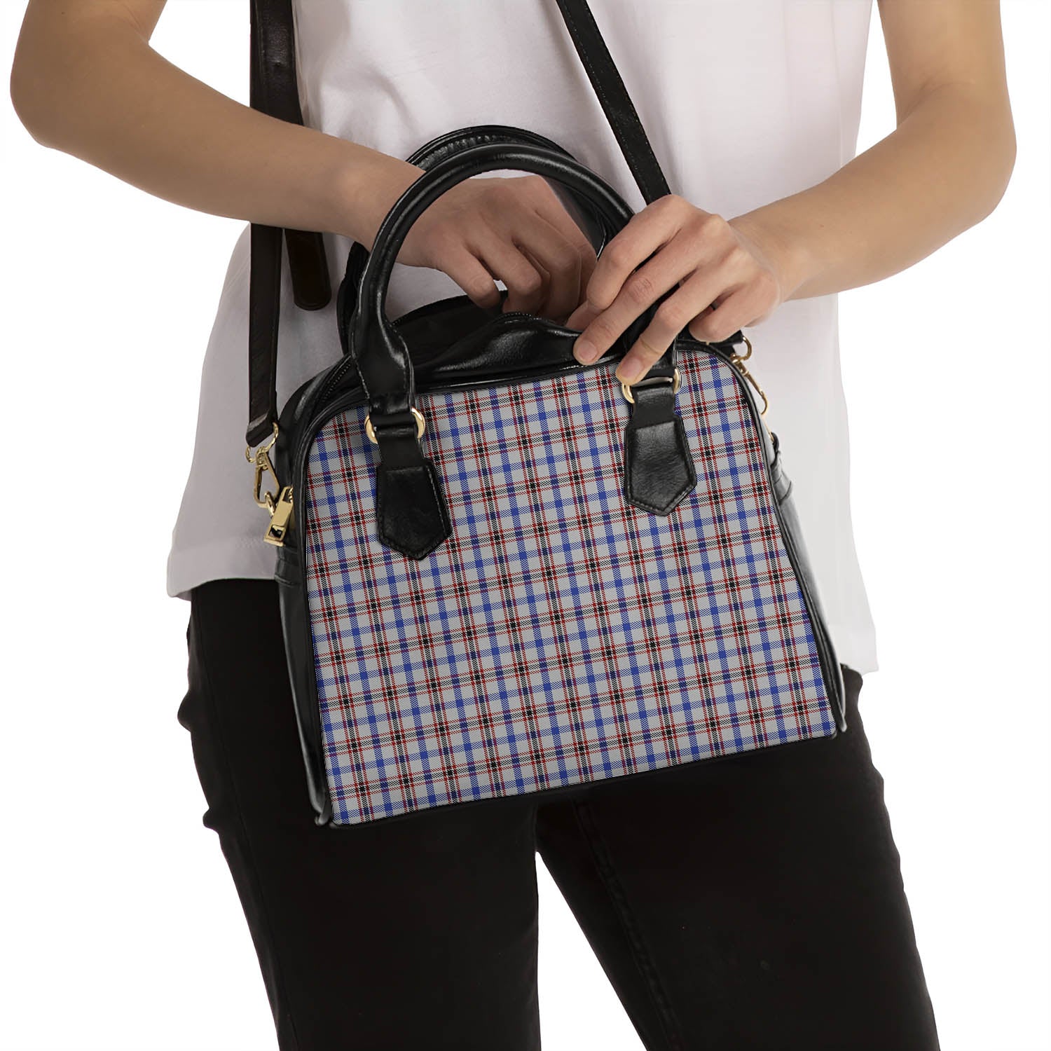 Boswell Tartan Shoulder Handbags - Tartan Vibes Clothing