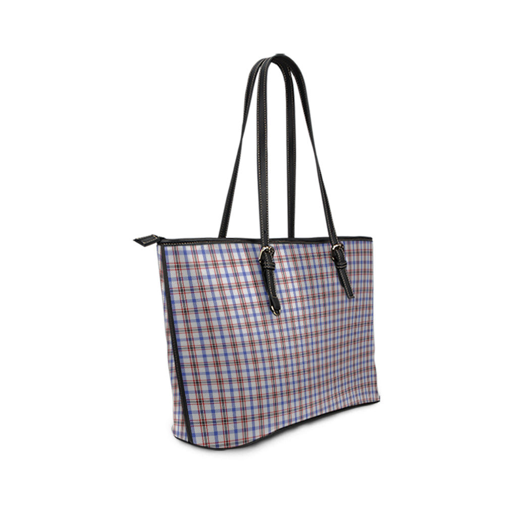Boswell Tartan Leather Tote Bag - Tartan Vibes Clothing