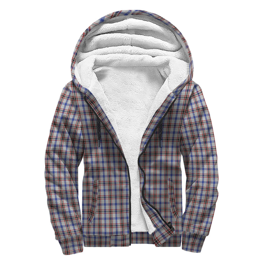 Boswell Tartan Sherpa Hoodie with Family Crest - Tartan Vibes Clothing