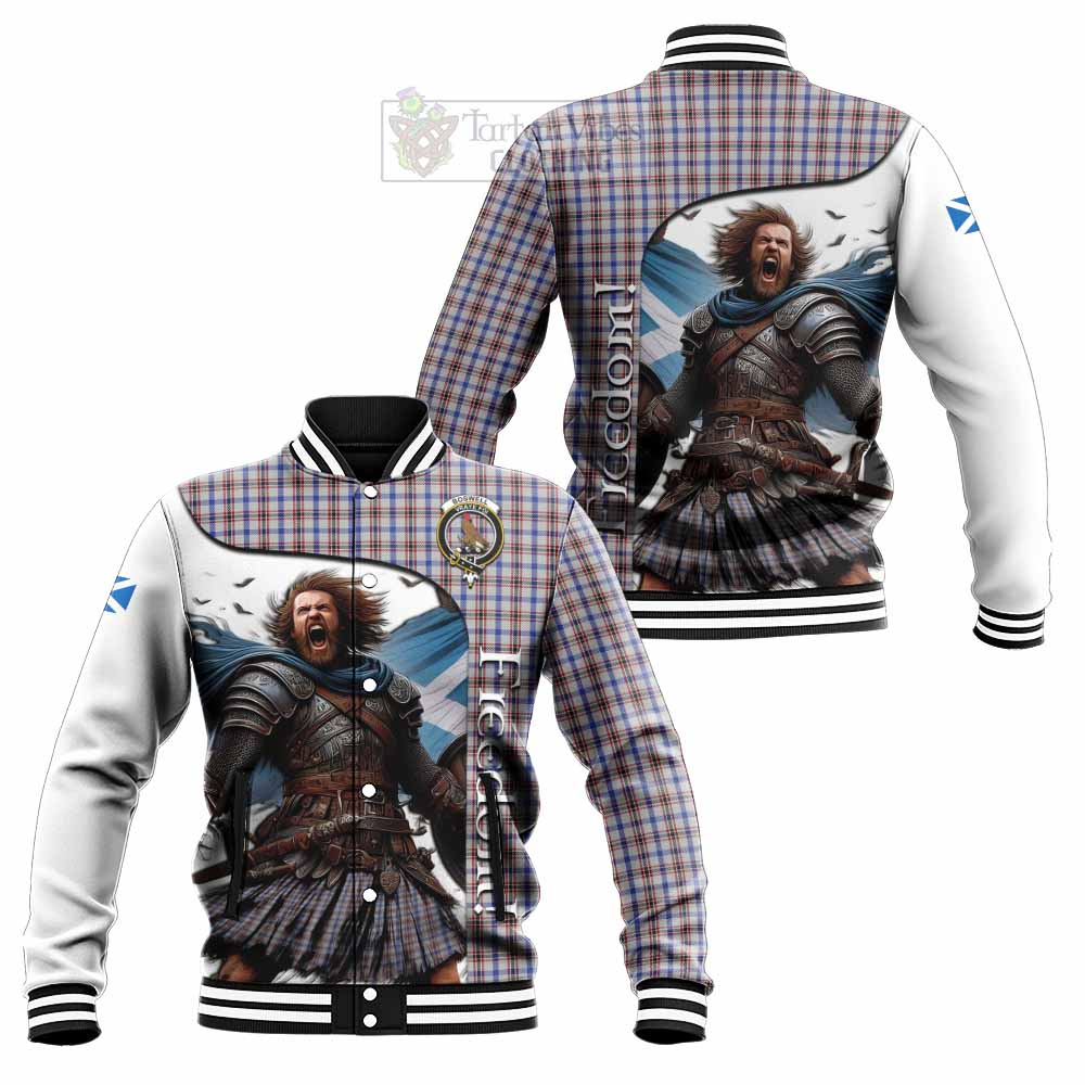 Boswell Crest Tartan Baseball Jacket Inspired by the Freedom of Scottish Warrior - Tartan Vibes Clothing