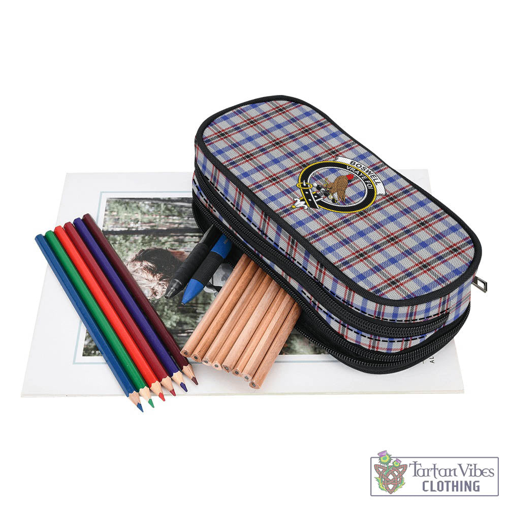 Boswell Tartan Pen and Pencil Case with Family Crest - Tartan Vibes Clothing