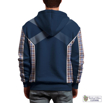 Boswell Tartan Hoodie with Family Crest and Lion Rampant Vibes Sport Style - Tartan Vibes Clothing