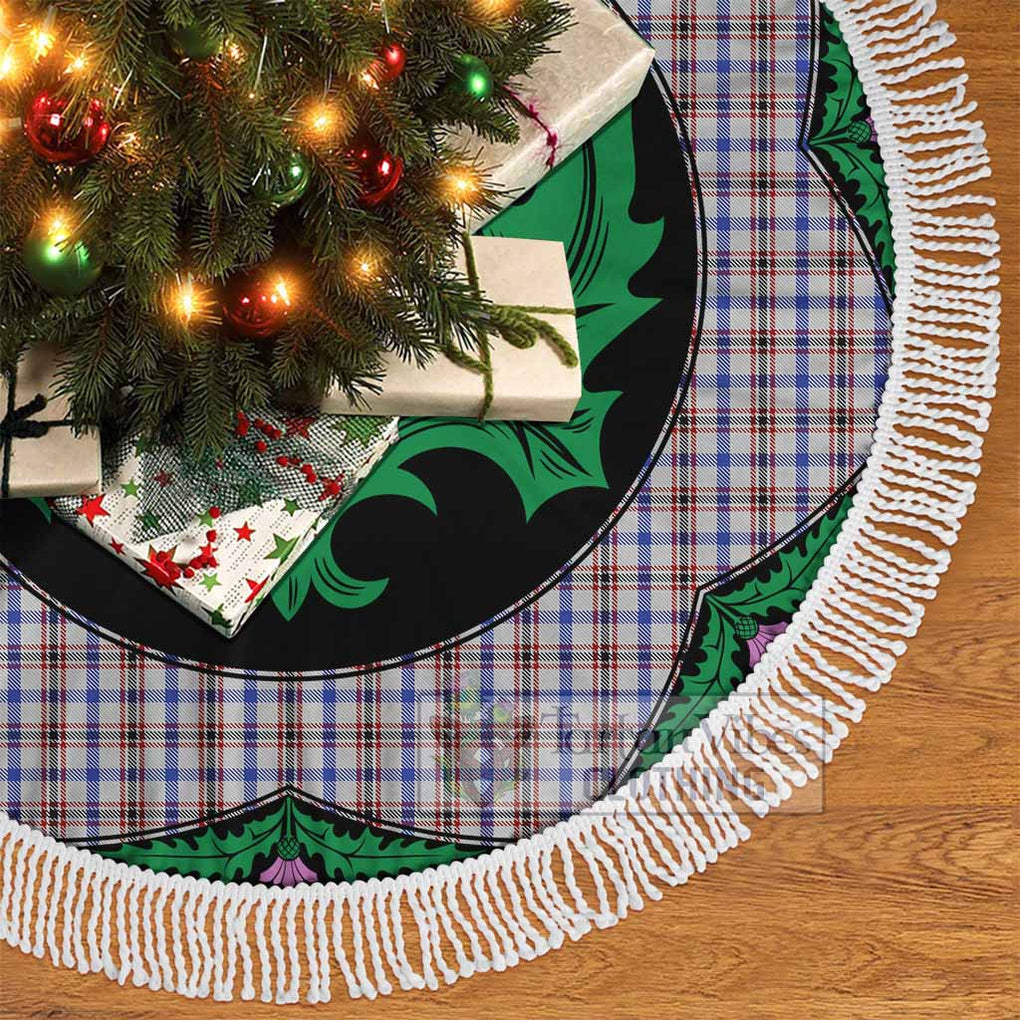 Boswell Tartan Christmas Tree Skirt Scottish Thistle Style - Tartan Vibes Clothing