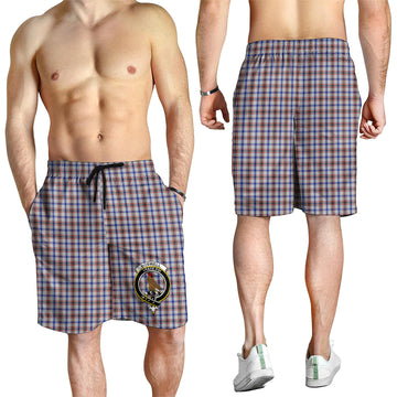 Boswell Tartan Mens Shorts with Family Crest - Tartan Vibes Clothing