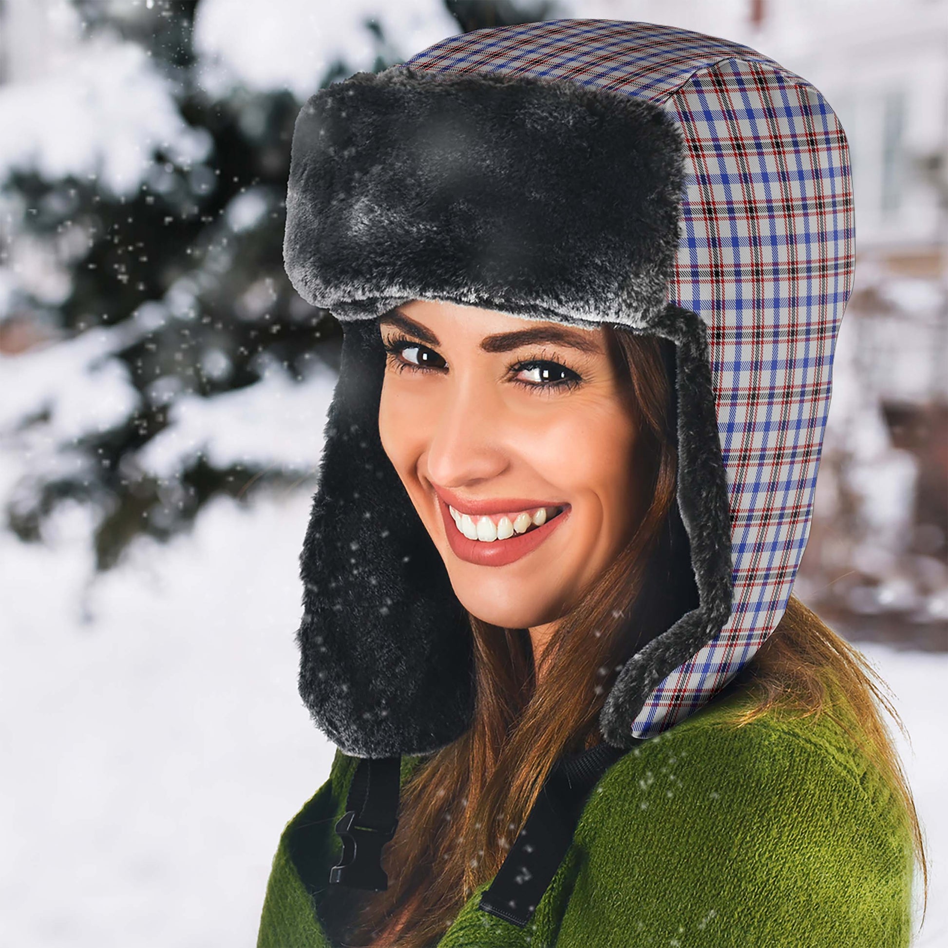 Boswell Tartan Winter Trapper Hat - Tartan Vibes Clothing