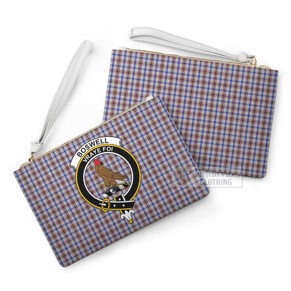 Tartan Vibes Clothing Boswell Family Crest Tartan Clutch Bag