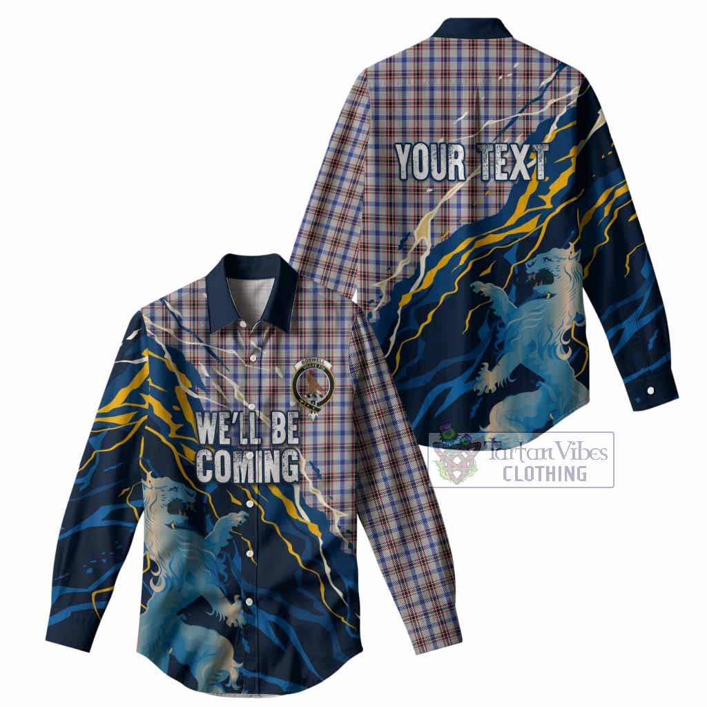 Boswell Scotland Tartan Women Casual Shirt WC2026 Football - We'll Be Coming