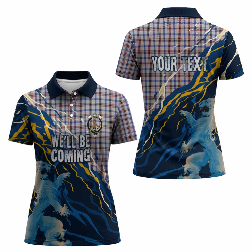 Boswell Scotland Tartan Women Polo Shirt WC2026 Football - We'll Be Coming