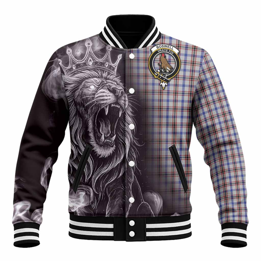 Boswell Tartan Baseball Jacket Roaring Lion Heritage