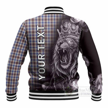 Boswell Tartan Baseball Jacket Roaring Lion Heritage