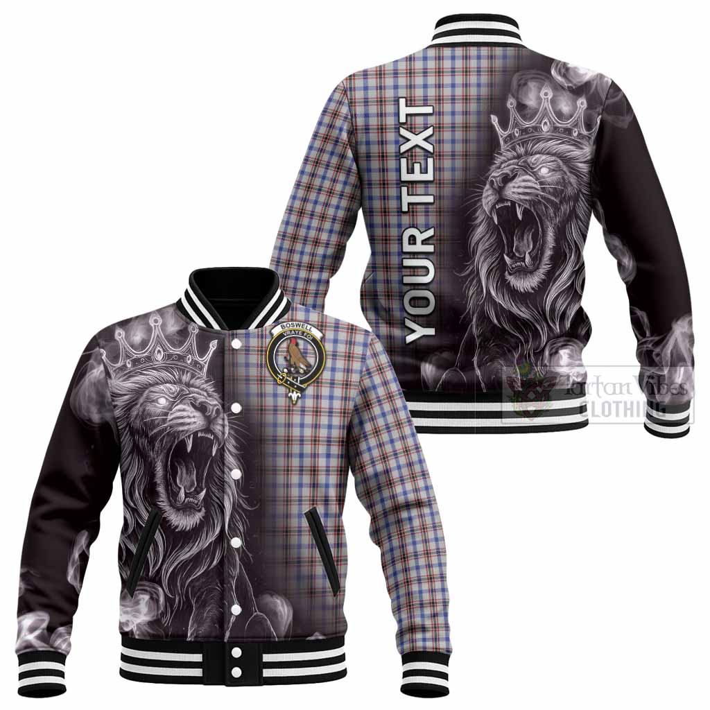 Boswell Tartan Baseball Jacket Roaring Lion Heritage