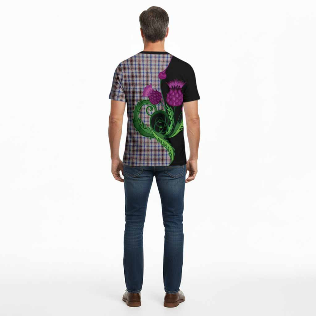Boswell Tartan Cotton T-shirt Traditional Scottish Thistle