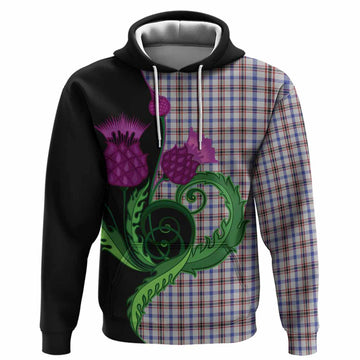 Boswell Tartan Hoodie Traditional Scottish Thistle