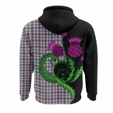 Boswell Tartan Hoodie Traditional Scottish Thistle