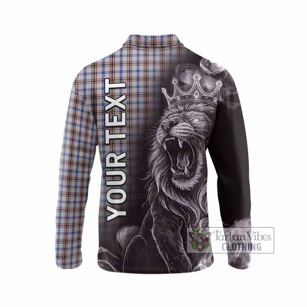 Boswell Tartan Long Sleeve Polo Shirt Roaring Lion Heritage