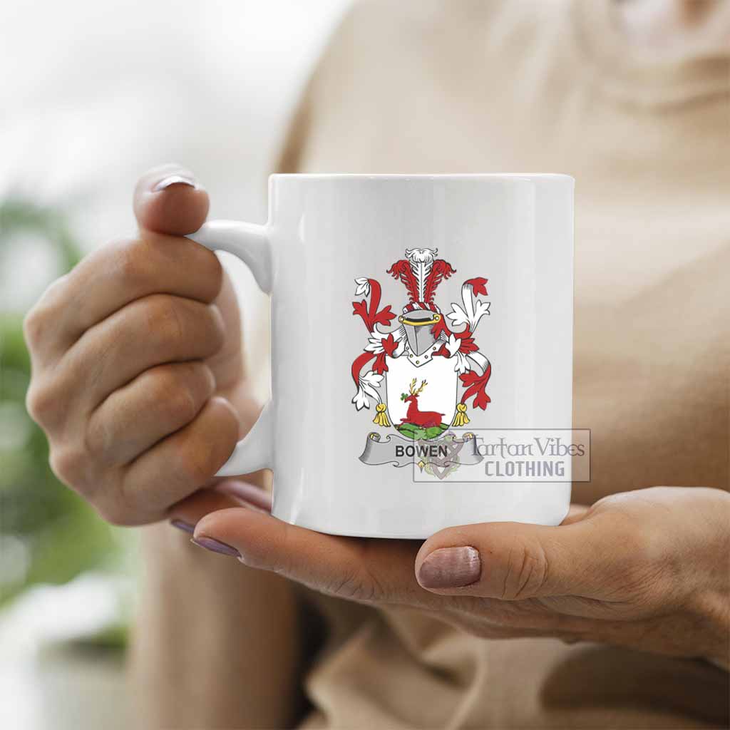 Tartan Vibes Clothing Bowen Irish Clan Coat of Arms Ceramic Mug