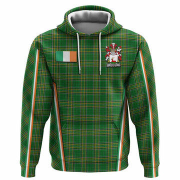 Bowen Irish Clan Coat of Arm Tartan Hoodie Flag Style