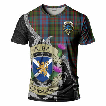 Bowie Tartan Family Crest T-Shirt Lion Rampant Royal Thistle Shield Celtic Inspired Kid's Shirt - Tartan Vibes Clothing