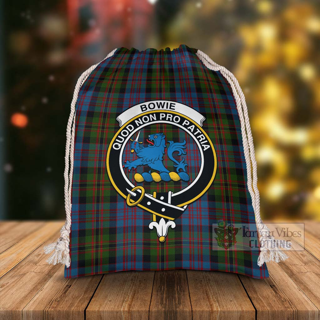 Bowie Tartan Christmas Santa's Bag with Family Crest - Tartan Vibes Clothing