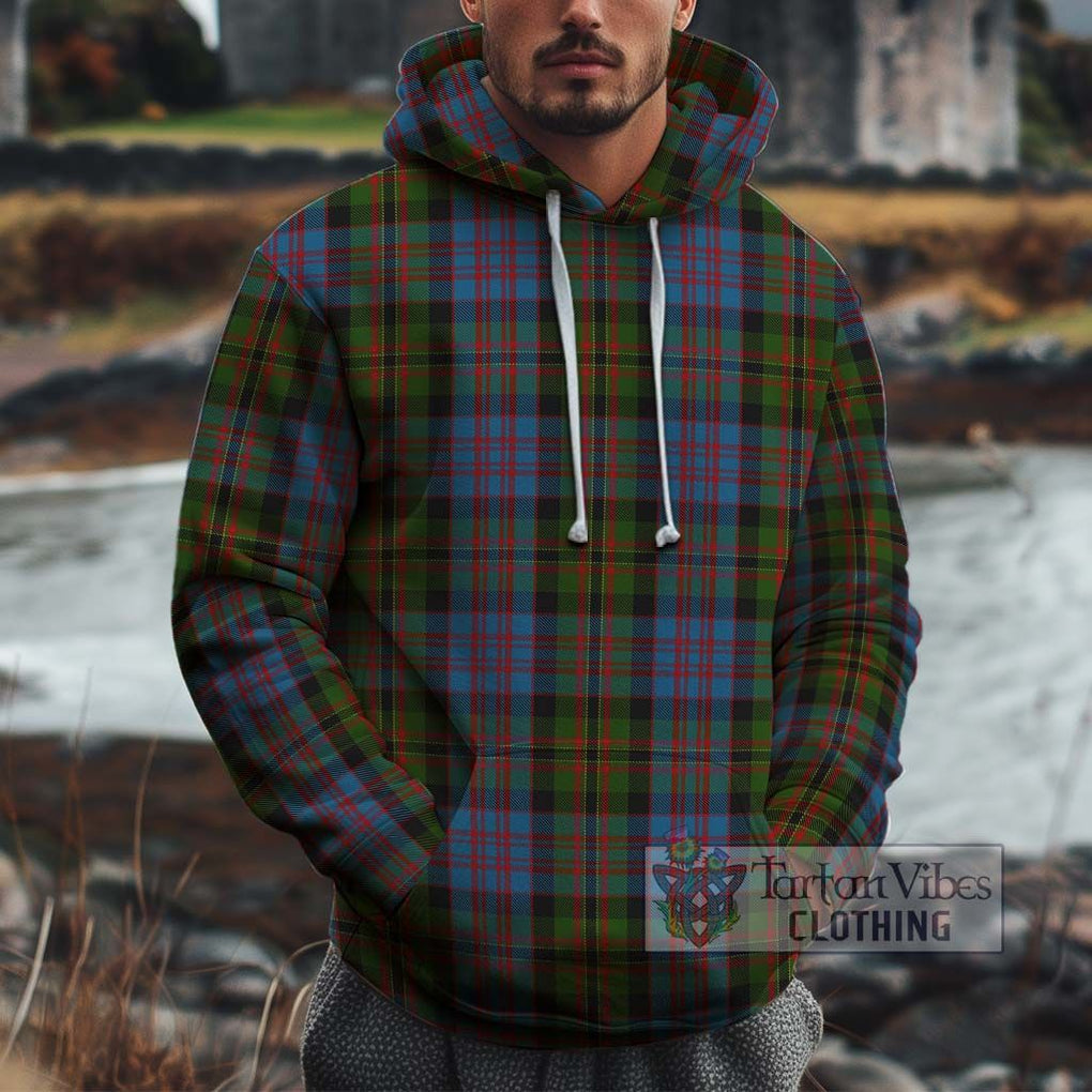 Bowie Tartan Cotton Hoodie Pullover Hoodie XS - Tartan Vibes Clothing