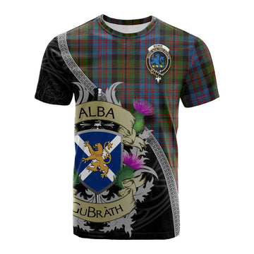 Bowie Tartan Family Crest Cotton T-shirt Lion Rampant Royal Thistle Shield Celtic Inspired Kid's Shirt - Tartan Vibes Clothing