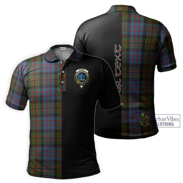 Bowie Tartan Polo Shirt with Family Crest and Half Of Me Style Kid - Tartan Vibes Clothing