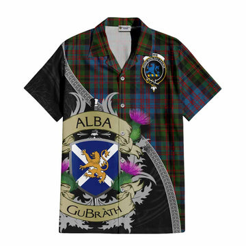 Bowie Tartan Family Crest Hawaiian Shirt Lion Rampant Royal Thistle Shield Celtic Inspired Kid - Tartan Vibes Clothing