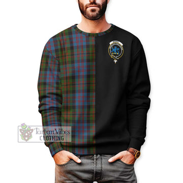 Bowie Tartan Sweatshirt with Family Crest and Half Of Me Style Unisex - Tartan Vibes Clothing