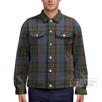 Bowie Tartan Unisex Lapel Cotton Jacket Unisex - Tartan Vibes Clothing