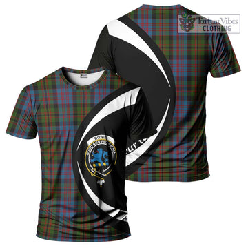 Bowie Tartan T-Shirt with Family Crest Circle Style Kid's Shirt - Tartan Vibes Clothing