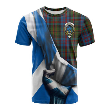 Bowie Tartan Cotton T-shirt with Family Crest Scotland Patriotic Style Kid's Shirt - Tartan Vibes Clothing