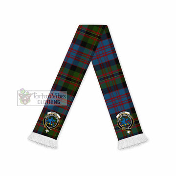 Tartan Vibes Clothing Bowie Tartan Ruffneck Scarf with Family Crest