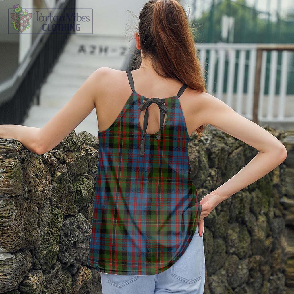 Bowie Tartan Loose Halter Neck Camisole - Tartan Vibes Clothing