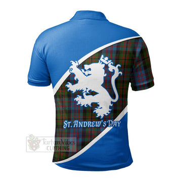 Bowie Family Crest Tartan Polo Shirt Celebrate Saint Andrew's Day in Style - Tartan Vibes Clothing