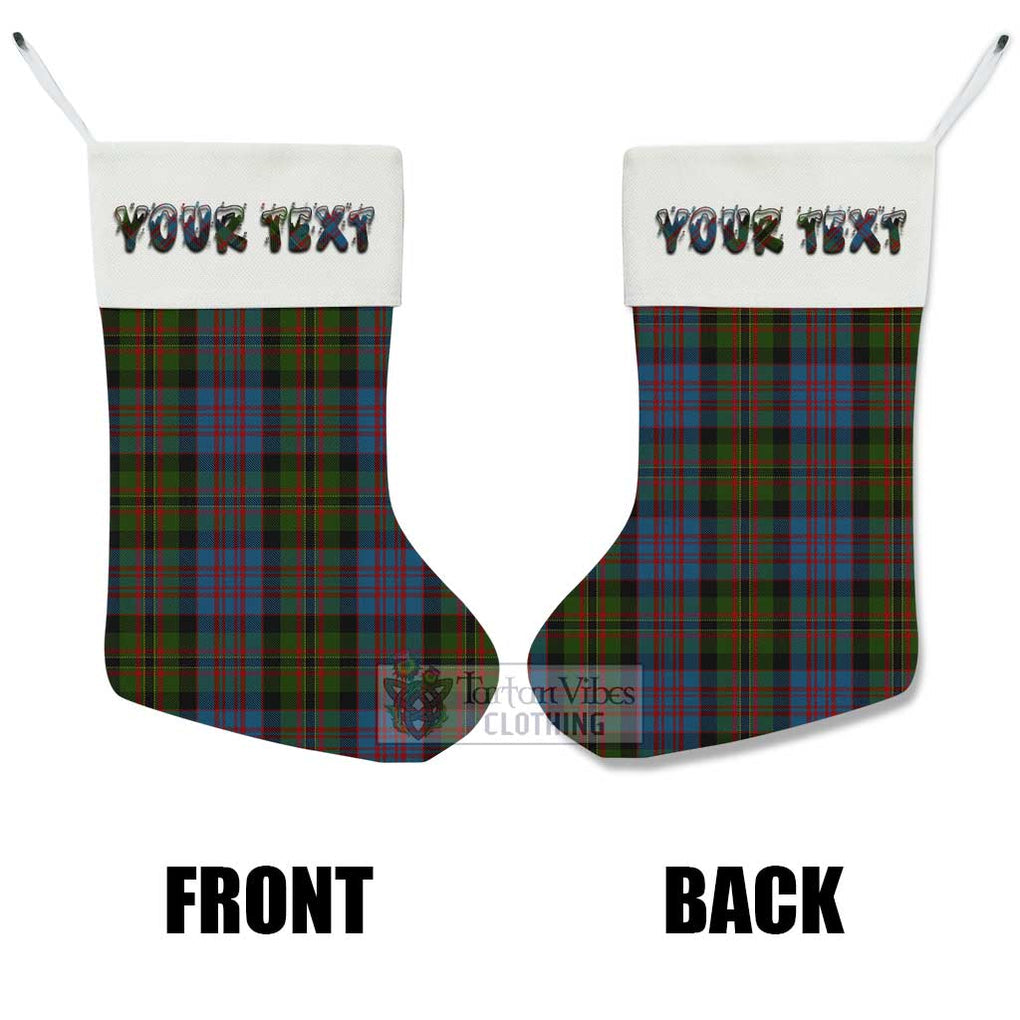 Bowie Tartan Christmas Stocking with Personalized Text - Tartan Vibes Clothing