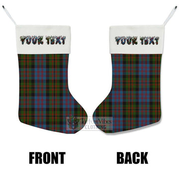 Bowie Tartan Christmas Stocking with Personalized Text - Tartan Vibes Clothing