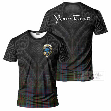Bowie Tartan T-Shirt with Family Crest Celtic Thistle Vibes - Tartan Vibes Clothing