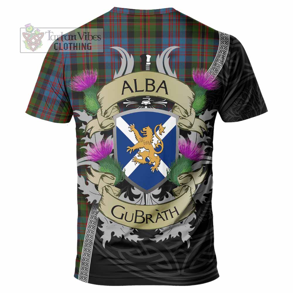Bowie Tartan Family Crest T-Shirt Lion Rampant Royal Thistle Shield Celtic Inspired - Tartan Vibes Clothing