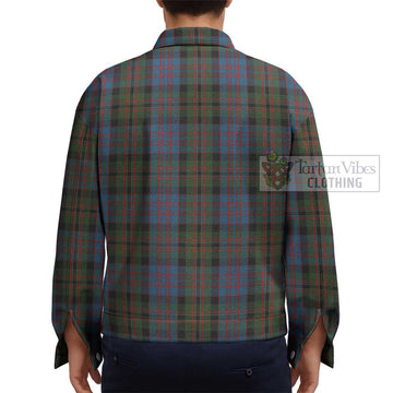 Bowie Tartan Unisex Lapel Cotton Jacket - Tartan Vibes Clothing