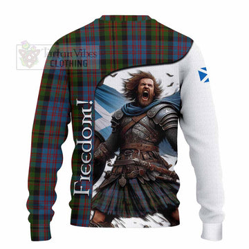 Bowie Crest Tartan Knitted Sweater Inspired by the Freedom of Scottish Warrior - Tartan Vibes Clothing