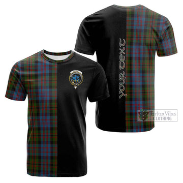 Bowie Tartan Cotton T-shirt with Family Crest and Half Of Me Style Kid's Shirt - Tartan Vibes Clothing