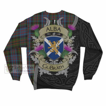 Bowie Tartan Family Crest Sweatshirt Lion Rampant Royal Thistle Shield Celtic Inspired - Tartan Vibes Clothing