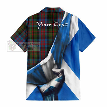 Bowie Tartan Hawaiian Shirt with Family Crest Scotland Patriotic Style - Tartan Vibes Clothing