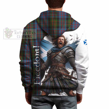 Bowie Crest Tartan Hoodie Inspired by the Freedom of Scottish Warrior - Tartan Vibes Clothing