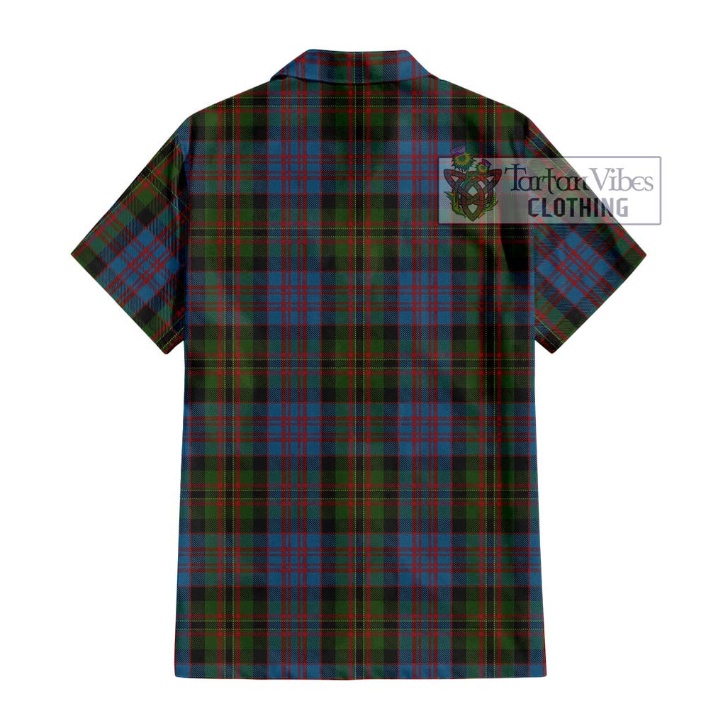 Bowie Tartan Hawaiian Shirt with Family Crest DNA In Me Style - Tartan Vibes Clothing