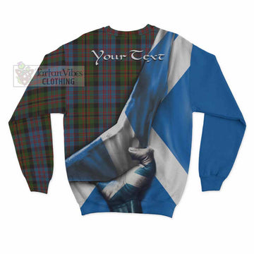 Bowie Tartan Sweatshirt with Family Crest Scotland Patriotic Style - Tartan Vibes Clothing