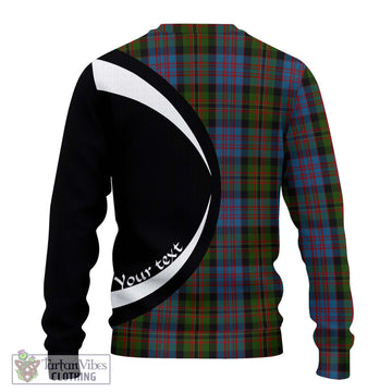 Bowie Tartan Ugly Sweater with Family Crest Circle Style - Tartan Vibes Clothing