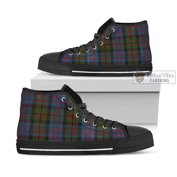 Bowie Tartan High Top Shoes - Tartan Vibes Clothing