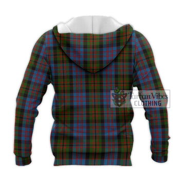 Bowie Tartan Knitted Hoodie with Family Crest DNA In Me Style - Tartanvibesclothing Shop