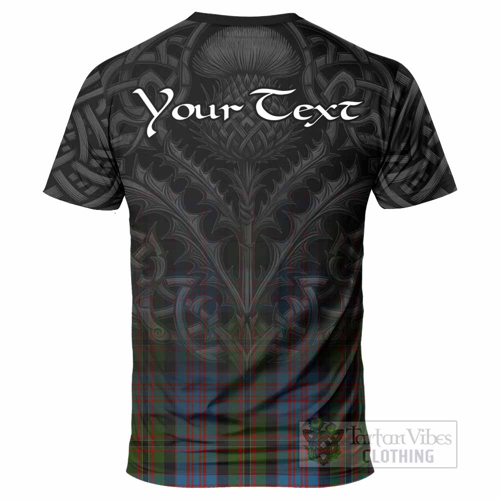 Bowie Tartan T-Shirt with Family Crest Celtic Thistle Vibes - Tartan Vibes Clothing